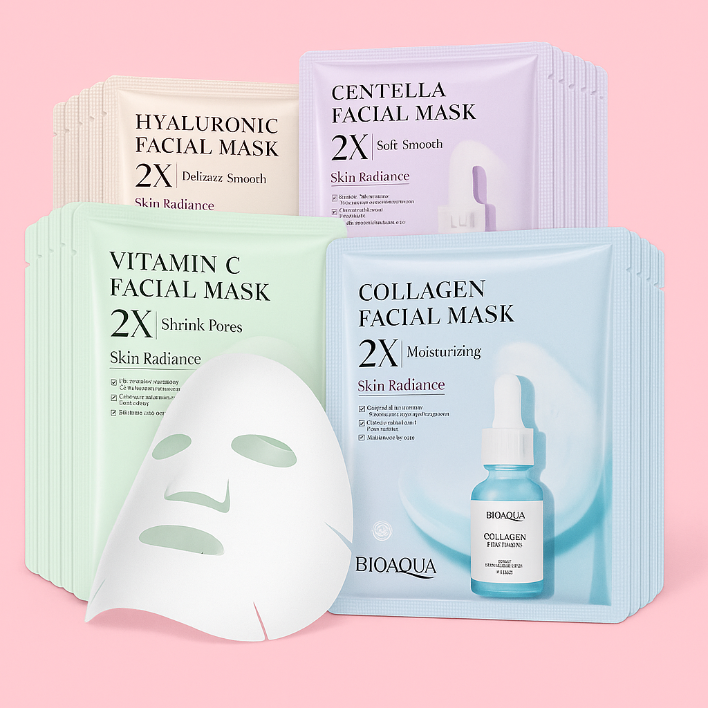 Glowving™ Facial Mask Set – Hydration & Radiance (20 pcs)