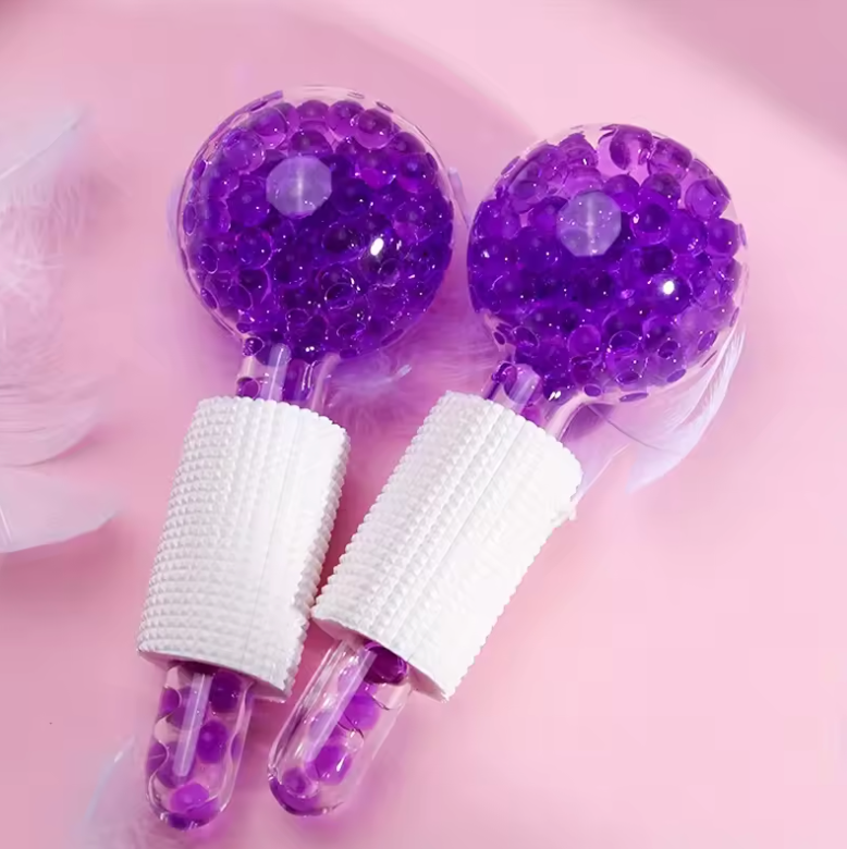 Glowving™ Ice Globes – Cooling Facial Massage Tools
