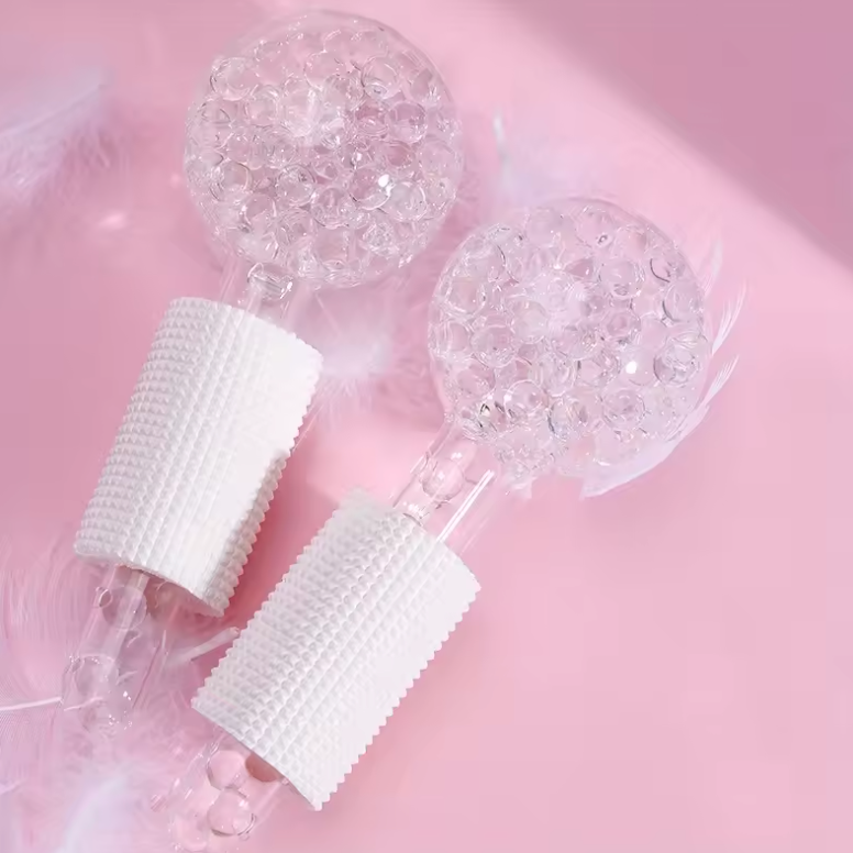 Glowving™ Ice Globes – Cooling Facial Massage Tools